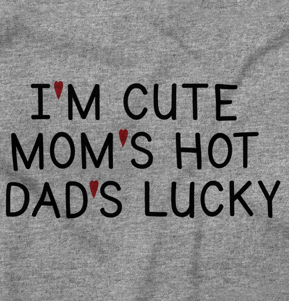 Dads Lucky Infant Toddler T Shirt-Direct To Garment Print-Brisco Baby