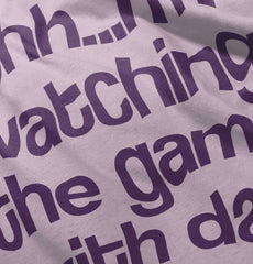 Watching the Game Infant Toddler T Shirt-Direct To Garment Print-Brisco Baby