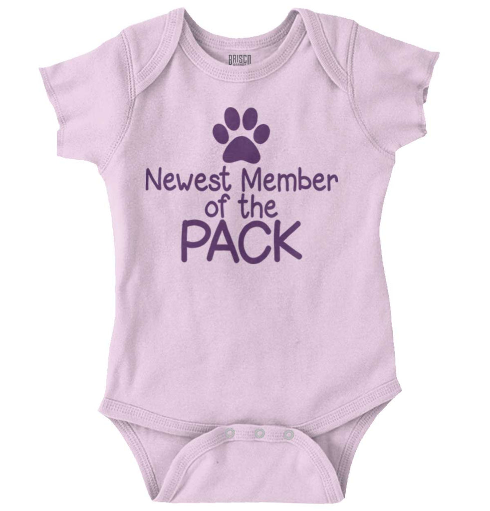 Member of the Pack Romper Bodysuit-Direct To Garment Print-Brisco Baby