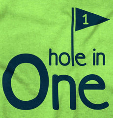 Hole In One Infant Toddler T Shirt-Direct To Garment Print-Brisco Baby