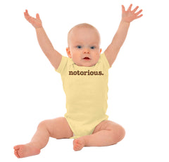 Notorious Romper Bodysuit-Direct To Garment Print-Brisco Baby