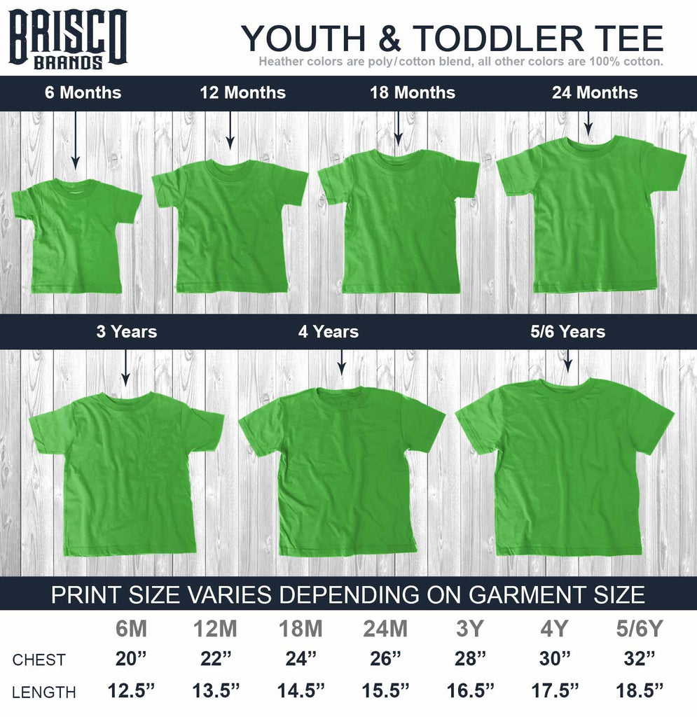 Bah Hum Bug Infant Toddler T Shirt-Direct To Garment Print-Brisco Baby