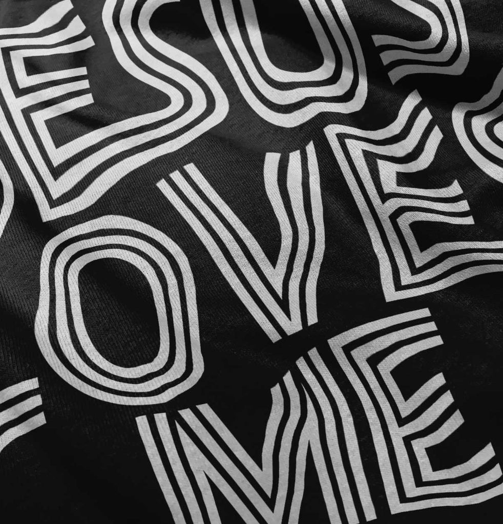 Christ Loves Me Ringer Romper Bodysuit-Direct To Garment Print-Brisco Baby