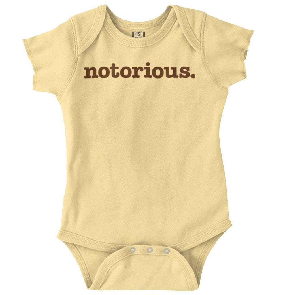 Notorious Romper Bodysuit-Direct To Garment Print-Brisco Baby