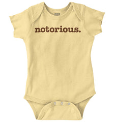 Notorious Romper Bodysuit-Direct To Garment Print-Brisco Baby