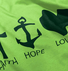 Faith Anchor Love Infant Toddler T Shirt-Direct To Garment Print-Brisco Baby