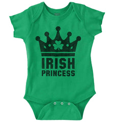 Irish Princess Romper Bodysuit-Direct To Garment Print-Brisco Baby