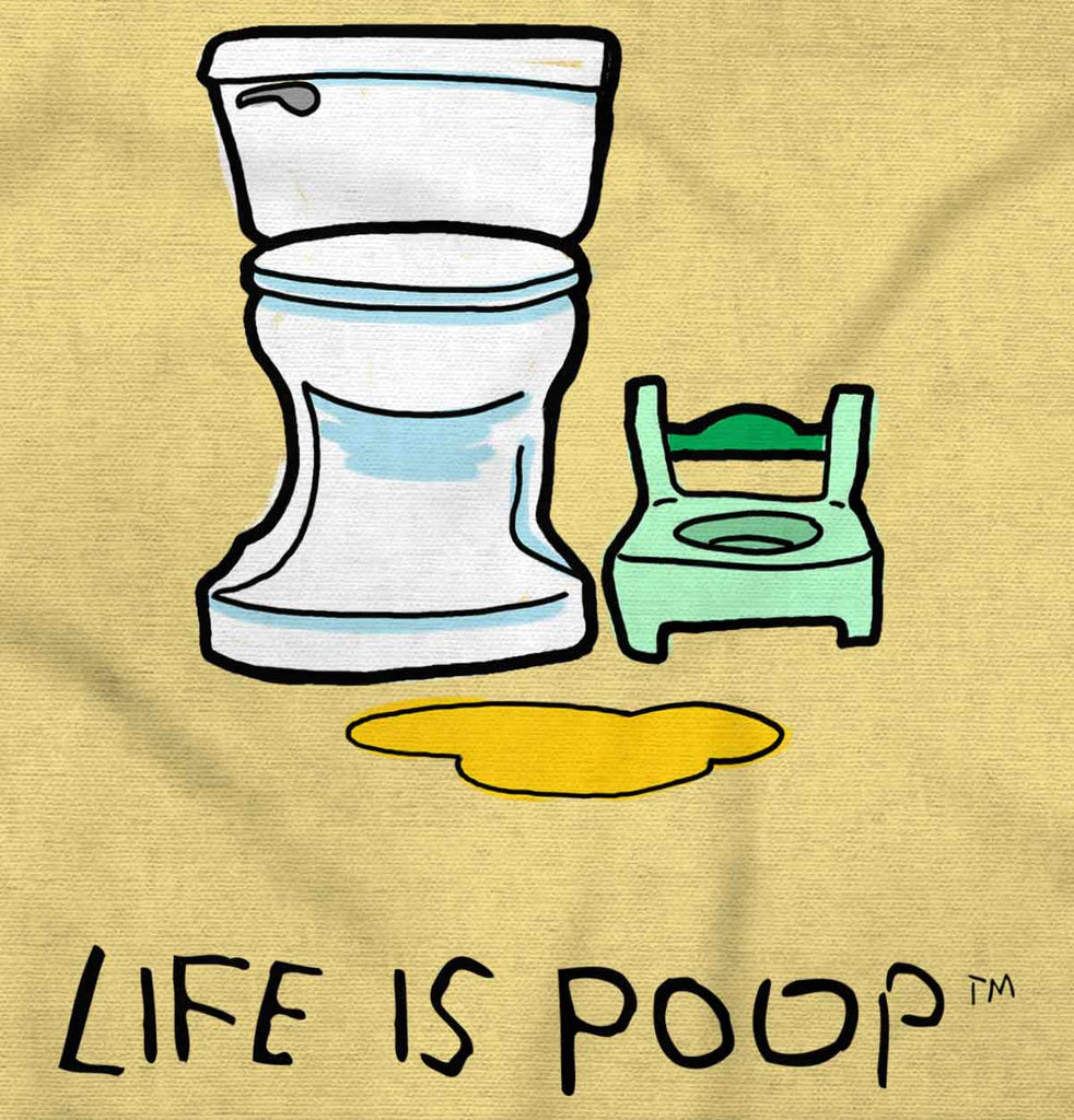 Potty Train Infant Toddler T Shirt-Direct To Garment Print-Brisco Baby