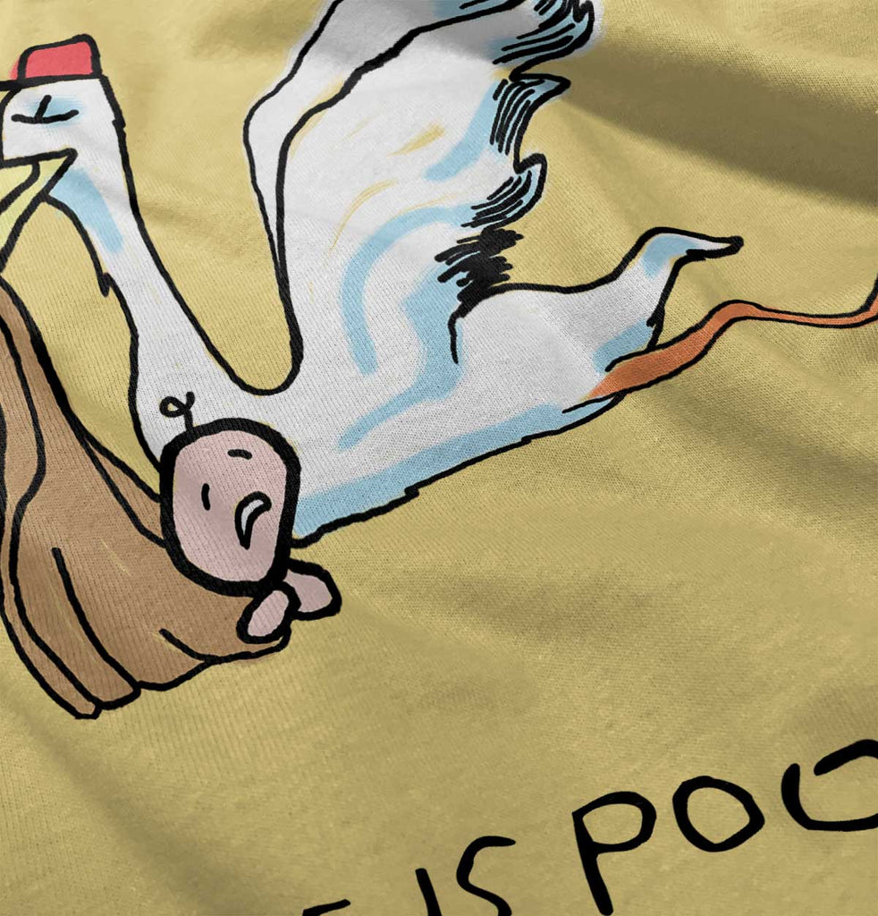 Stork Infant Toddler T Shirt-Direct To Garment Print-Brisco Baby