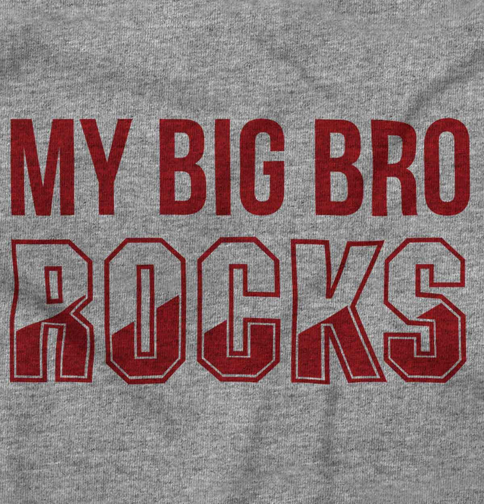 My Big Bro Rocks Infant Toddler T Shirt-Direct To Garment Print-Brisco Baby