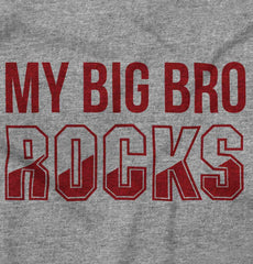 My Big Bro Rocks Infant Toddler T Shirt-Direct To Garment Print-Brisco Baby