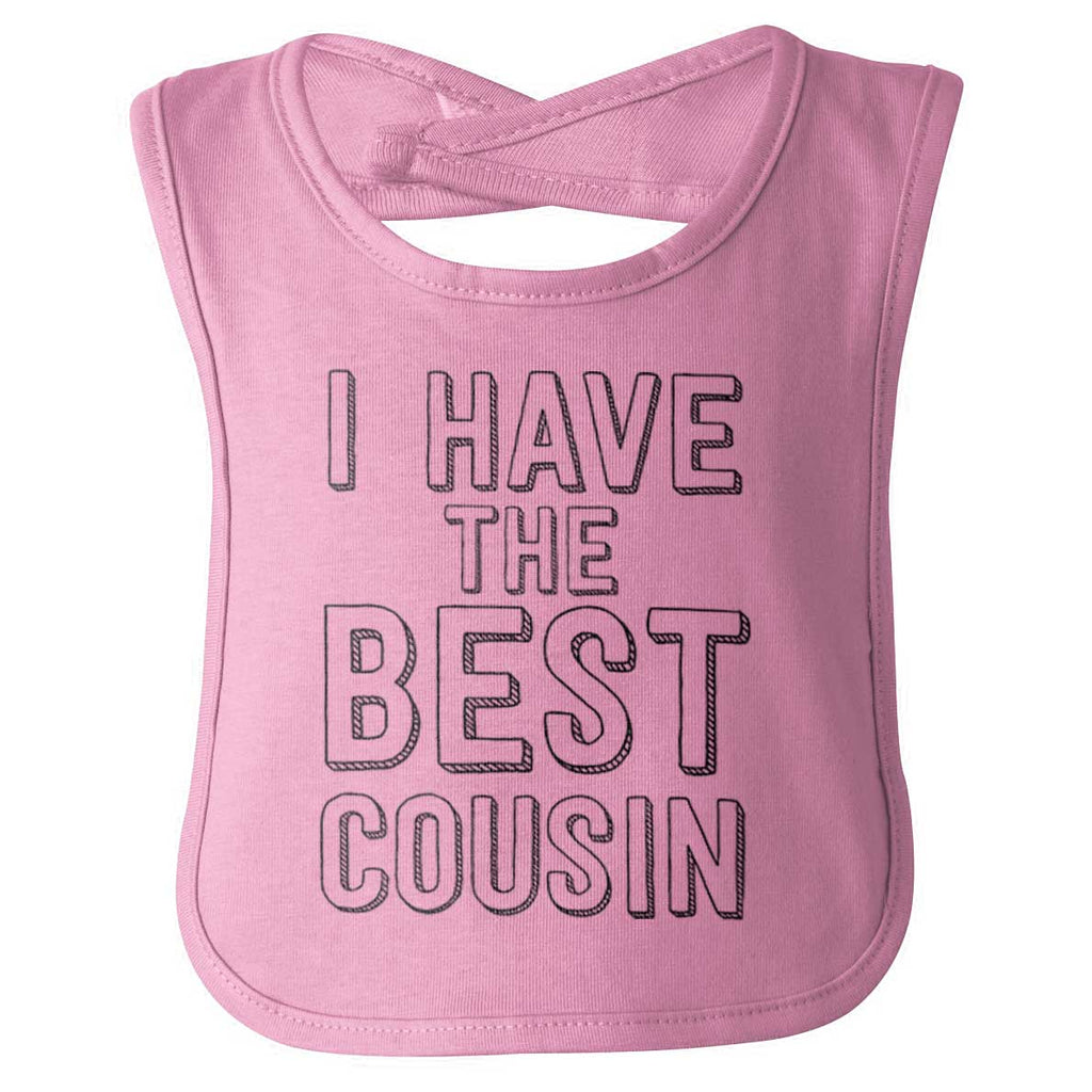 Best Cousin Infant Baby Bib-Direct To Garment Print-Brisco Baby