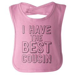 Best Cousin Infant Baby Bib-Direct To Garment Print-Brisco Baby