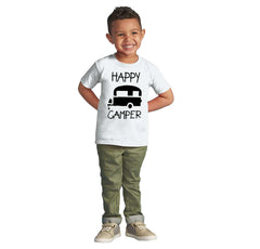 Happy Camper Infant Toddler T Shirt-Direct To Garment Print-Brisco Baby