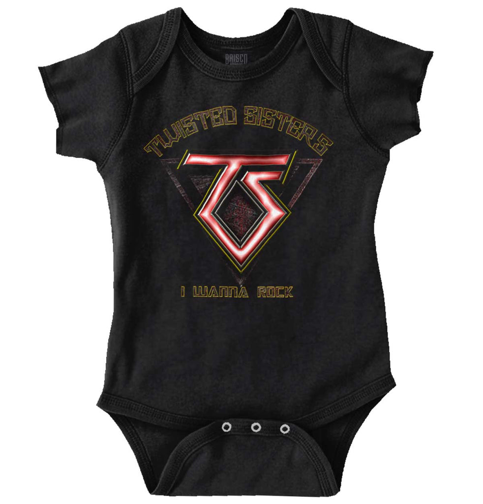 Rock N Roll Romper Bodysuit-Direct To Garment Print-Brisco Baby