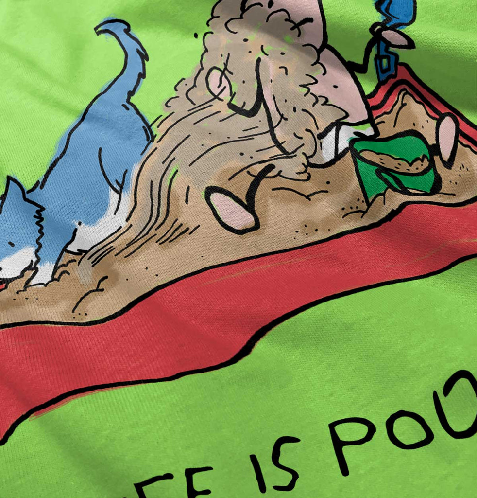 Dog Sandbox Infant Toddler T Shirt-Direct To Garment Print-Brisco Baby