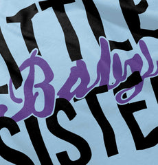 Little Baby Sister Infant Baby Bib-Direct To Garment Print-Brisco Baby