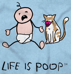 Cat Pacifier Infant Toddler T Shirt-Direct To Garment Print-Brisco Baby