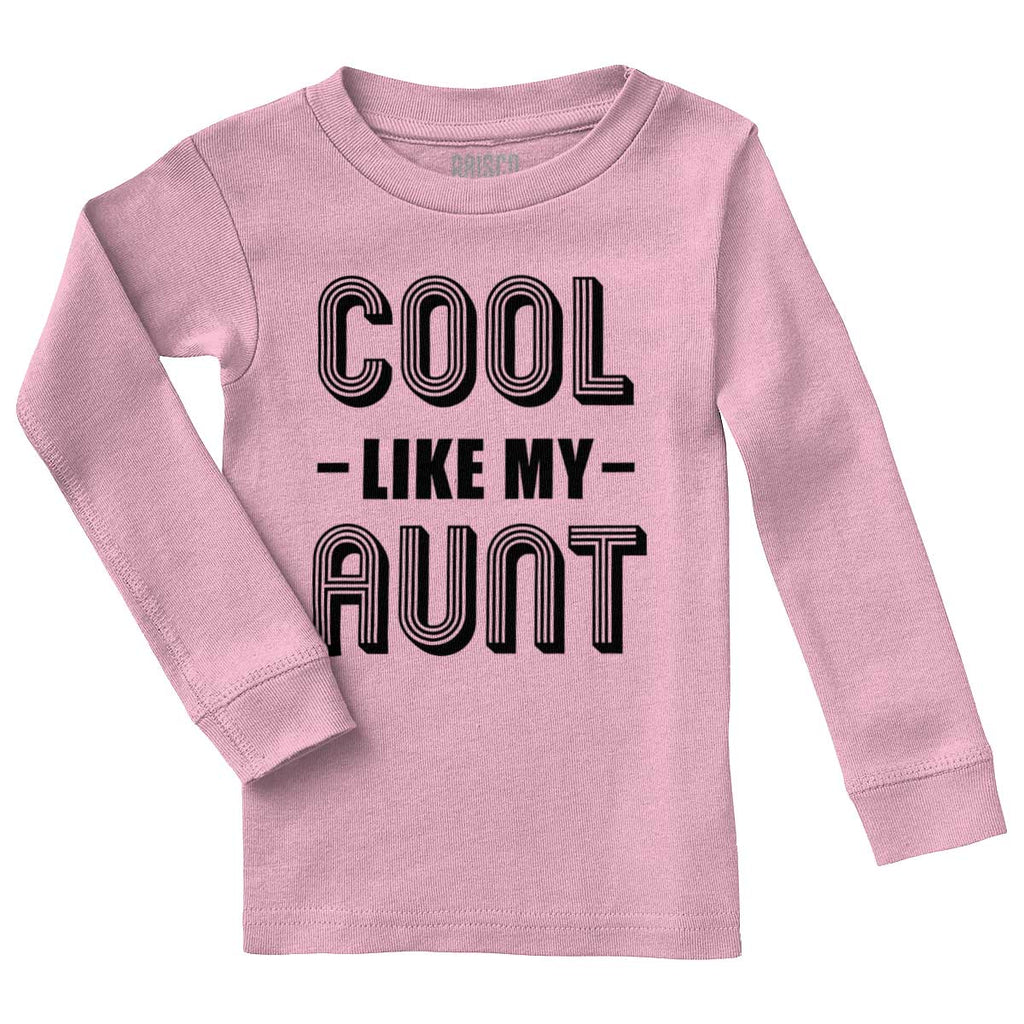 Aunt is Single Solid Long Sleeve T-Direct To Garment Print-Brisco Baby