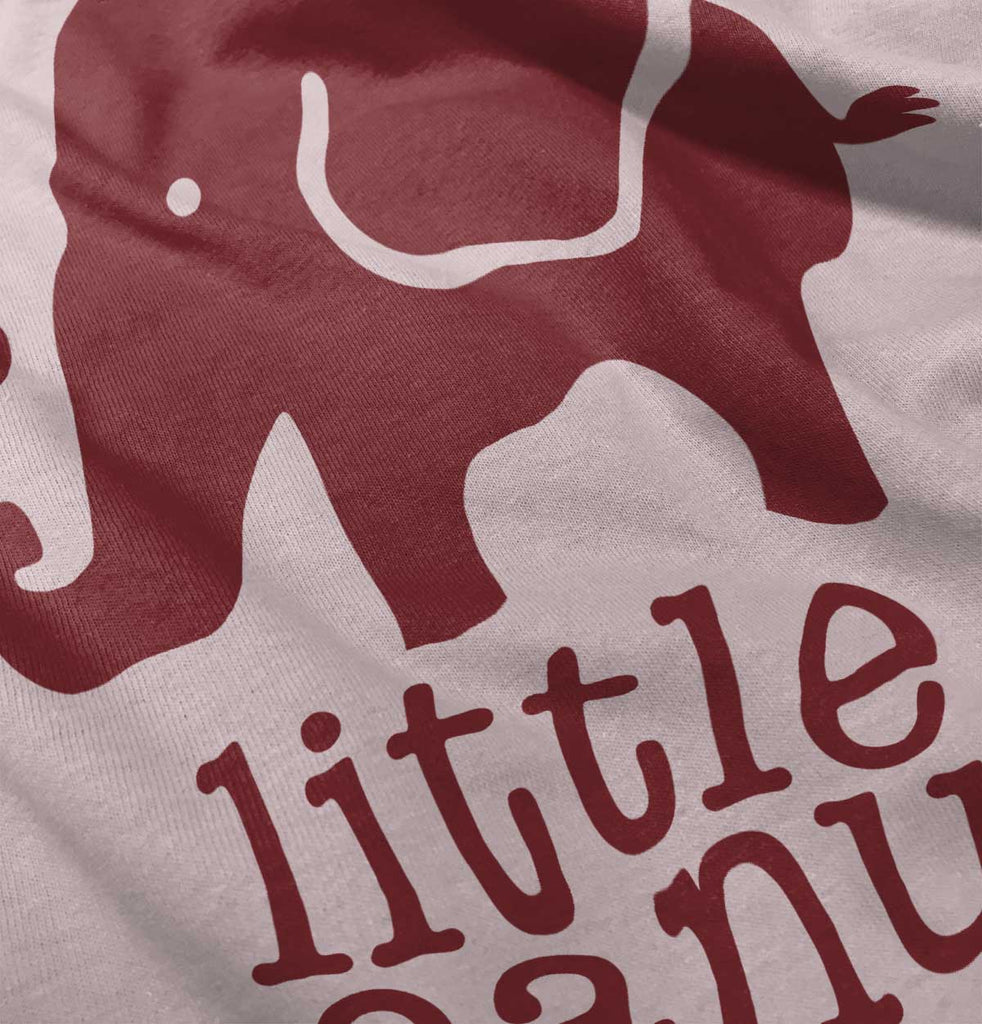 Elephant Peanut Baby Ruffled Trim Romper-Direct To Garment Print-Brisco Baby