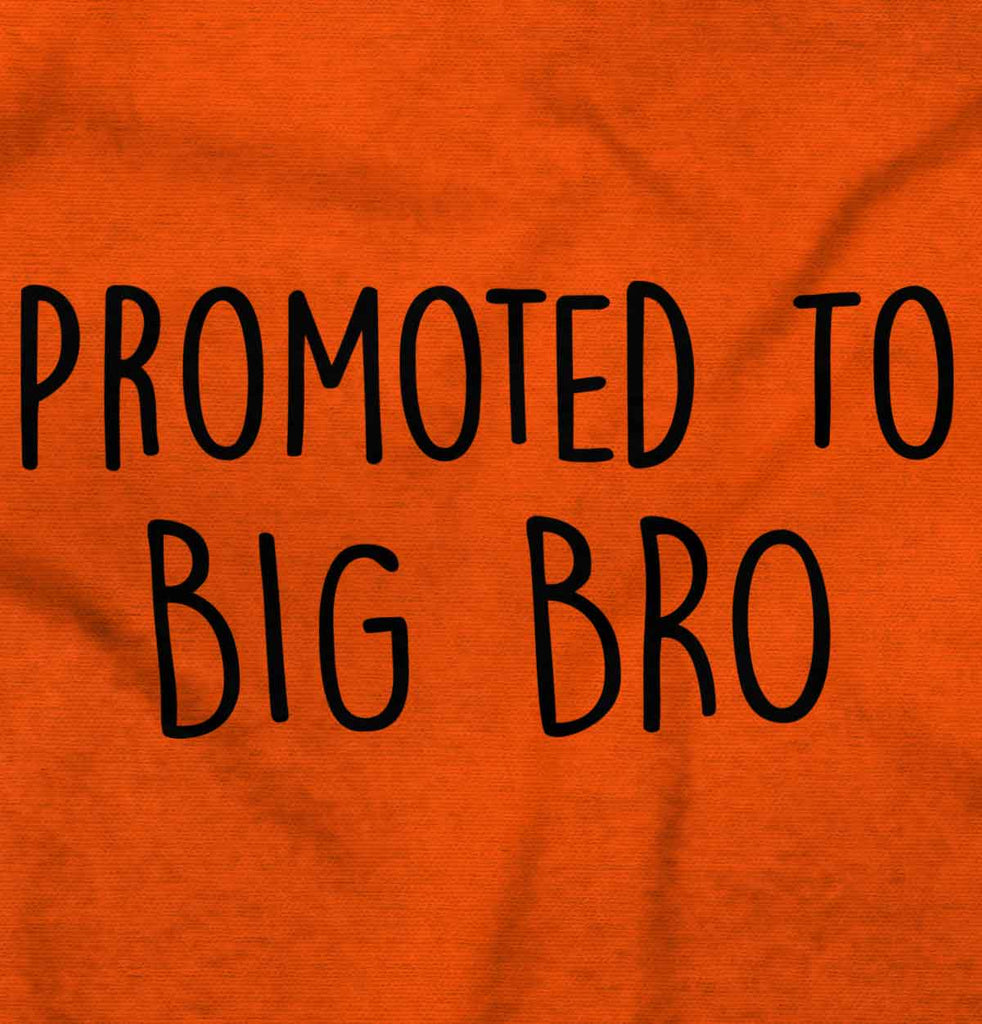 Promoted To Big Bro Romper Bodysuit-Direct To Garment Print-Brisco Baby