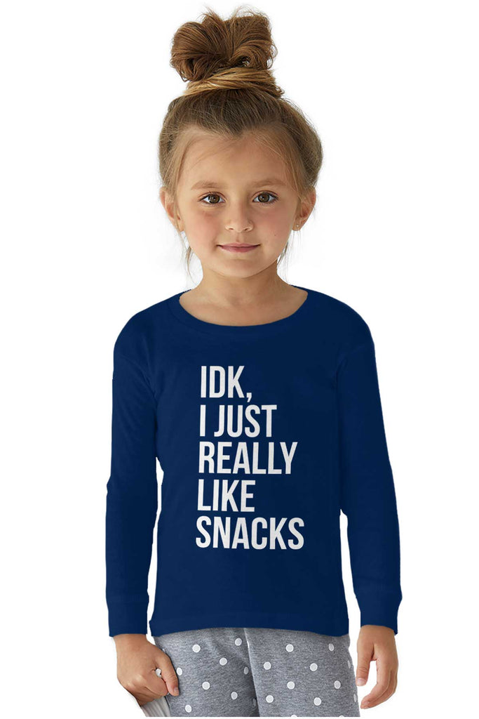 Really Like Snacks Solid Baby Pajama Top-Direct To Garment Print-Brisco Baby