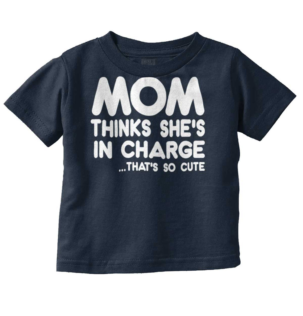 In Charge Infant Toddler T Shirt-Direct To Garment Print-Brisco Baby