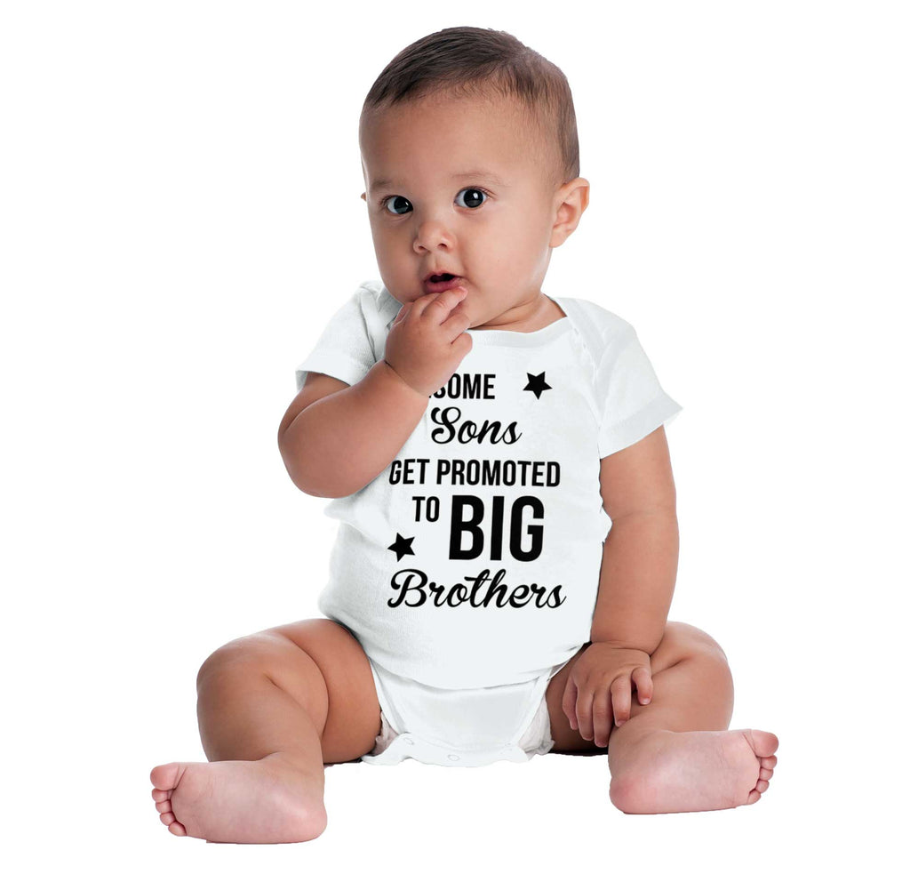 Awesome Sons Promoted Romper Bodysuit-Direct To Garment Print-Brisco Baby