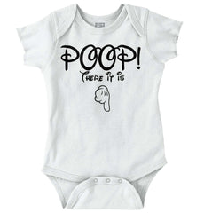 Poop There It Is Romper Bodysuit-Direct To Garment Print-Brisco Baby