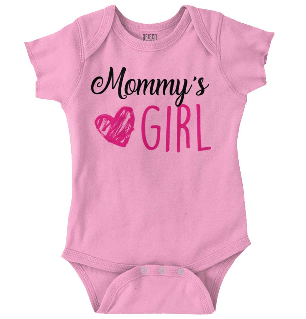 Mommy's Girl Romper Bodysuit-Direct To Garment Print-Brisco Baby