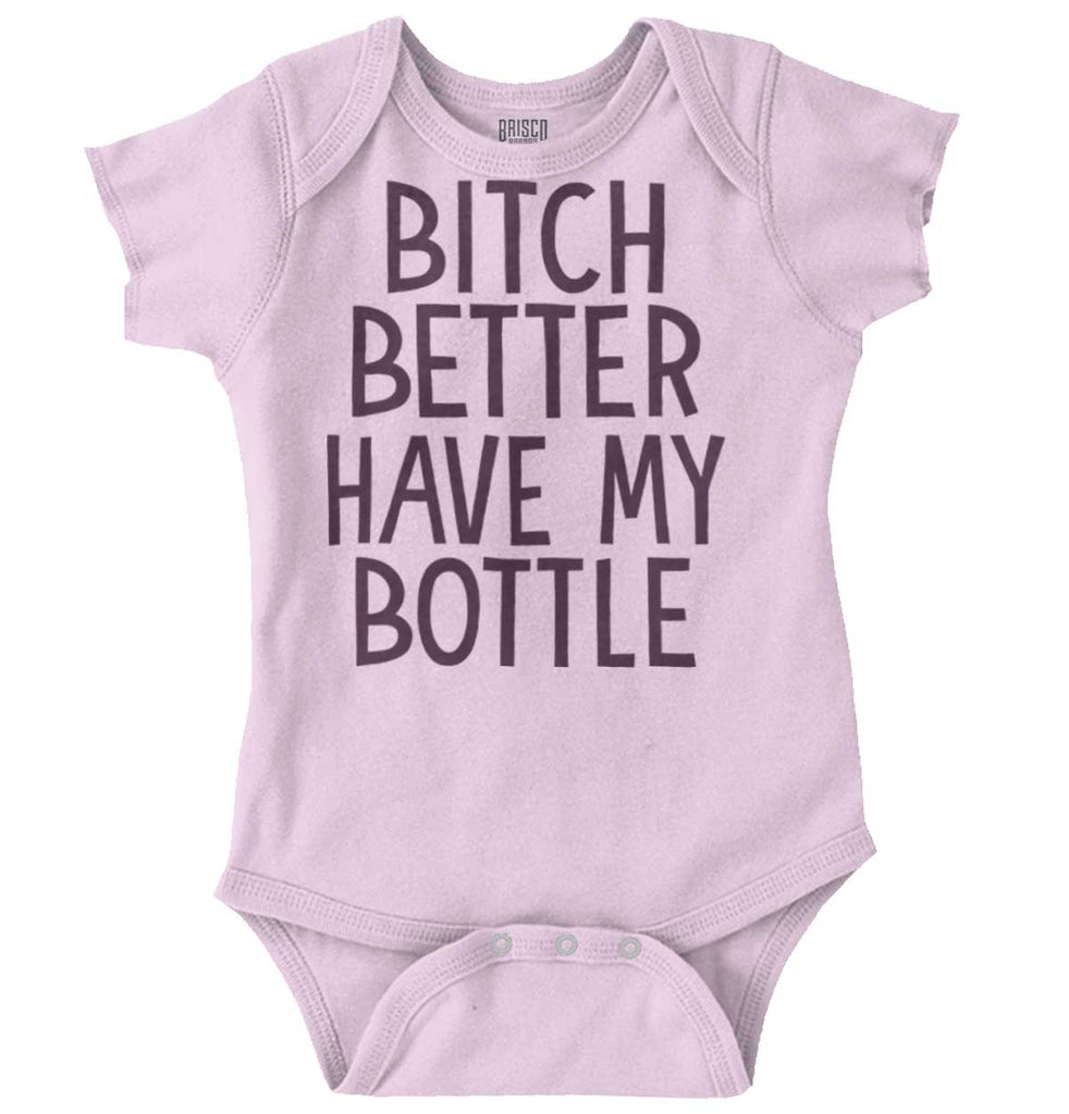 My Bottle Romper Bodysuit-Direct To Garment Print-Brisco Baby