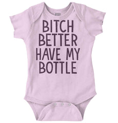 My Bottle Romper Bodysuit-Direct To Garment Print-Brisco Baby