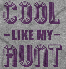 Cool Like My Aunt Romper Bodysuit-Direct To Garment Print-Brisco Baby