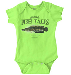 Northern Snakehead Romper Bodysuit-Direct To Garment Print-Brisco Baby