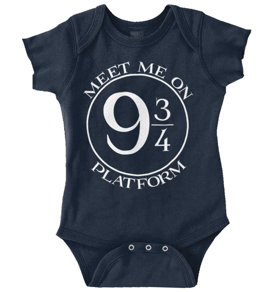 Meet Platform 9 3/4 Romper Bodysuit-Direct To Garment Print-Brisco Baby