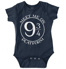 Meet Platform 9 3/4 Romper Bodysuit-Direct To Garment Print-Brisco Baby