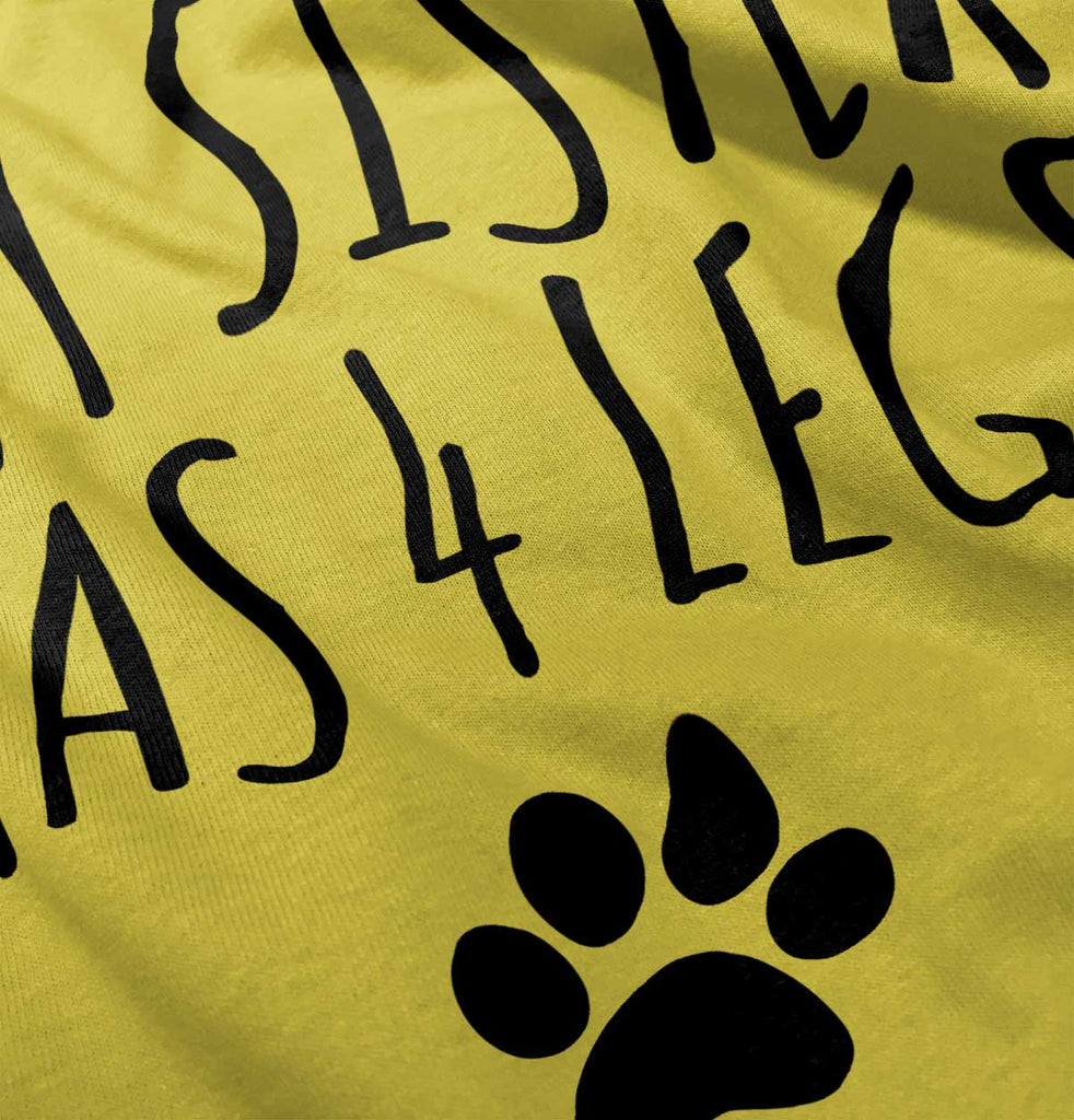 Sister has 4 legs Romper Bodysuit-Direct To Garment Print-Brisco Baby