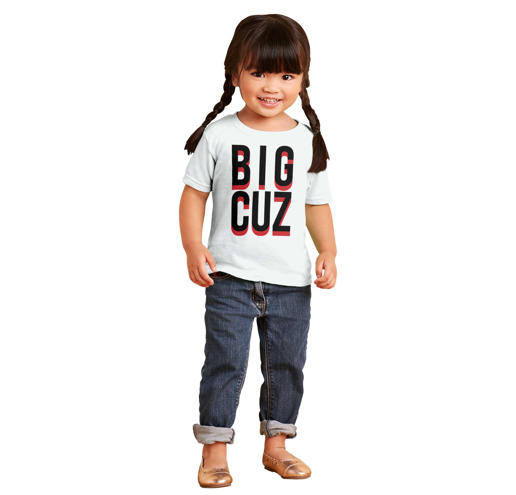 Big Cuz Infant Toddler T Shirt-Direct To Garment Print-Brisco Baby