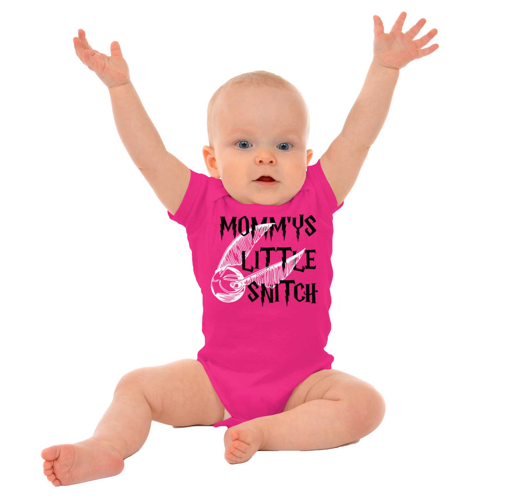 Mommy's Little Snitch Romper Bodysuit-Direct To Garment Print-Brisco Baby
