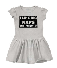 Big Naps Solid Baby Infant Dress-Direct To Garment Print-Brisco Baby
