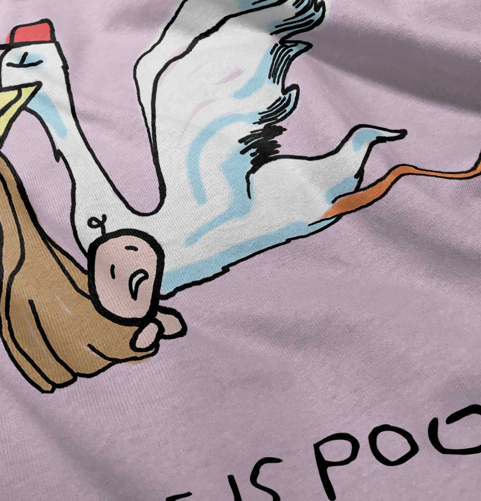 Stork Romper-Direct To Garment Print-Brisco Baby