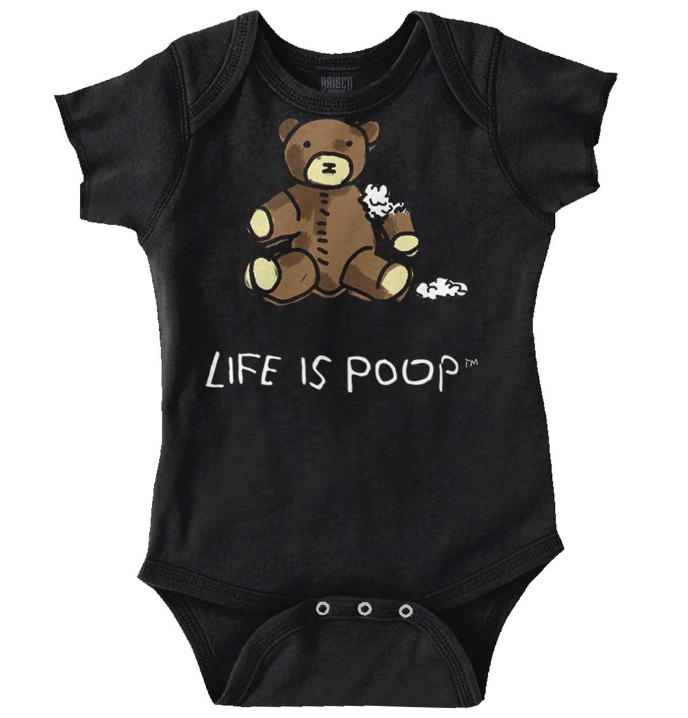Ripped Teddy Bear Romper Bodysuit-Direct To Garment Print-Brisco Baby