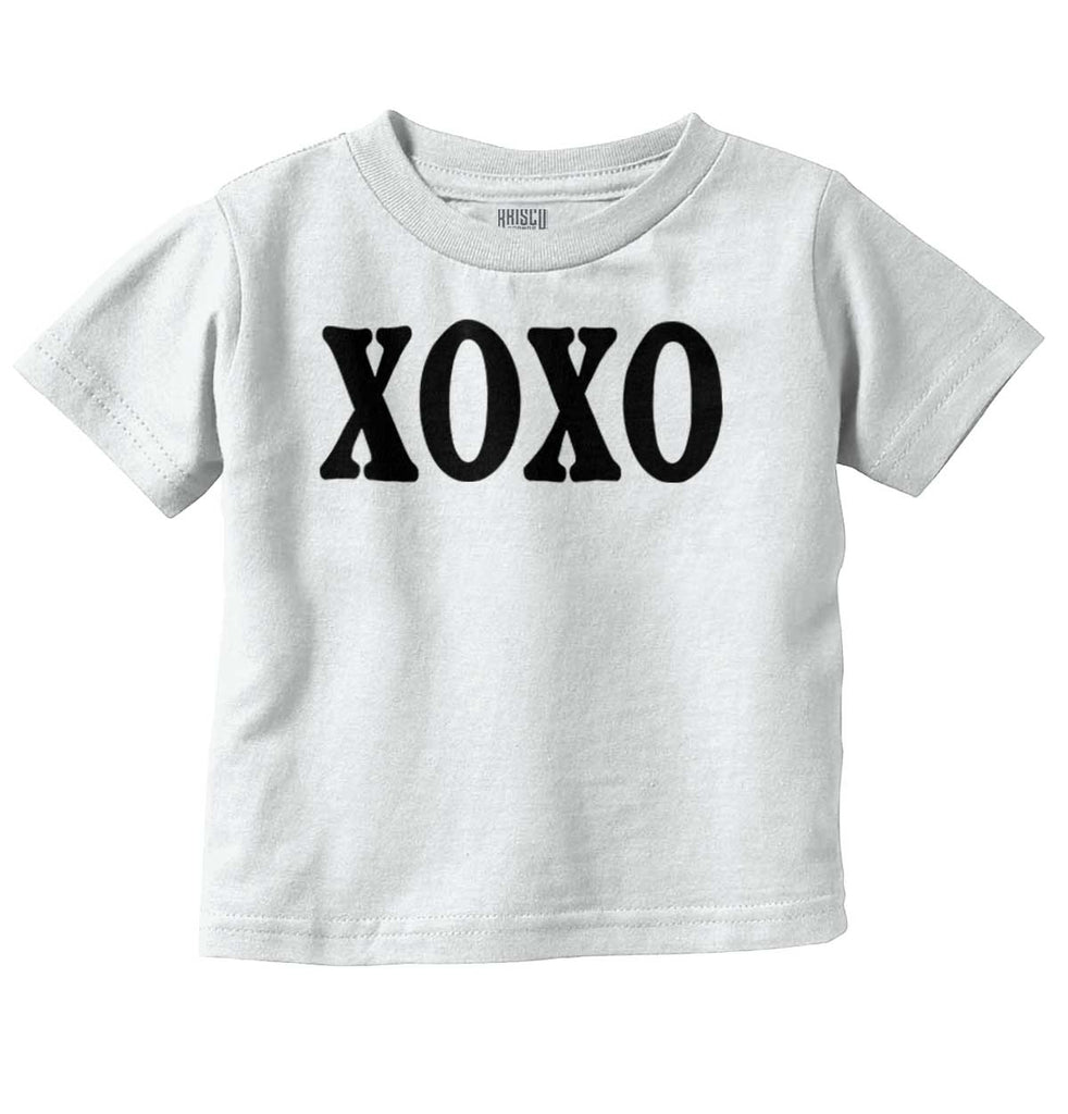 XOXO Infant Toddler T Shirt-Direct To Garment Print-Brisco Baby