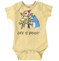 Dog Baby Food Romper Bodysuit-Direct To Garment Print-Brisco Baby