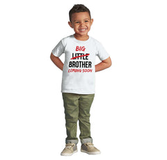 Big Brother Coming Soon Infant Toddler T Shirt-Direct To Garment Print-Brisco Baby