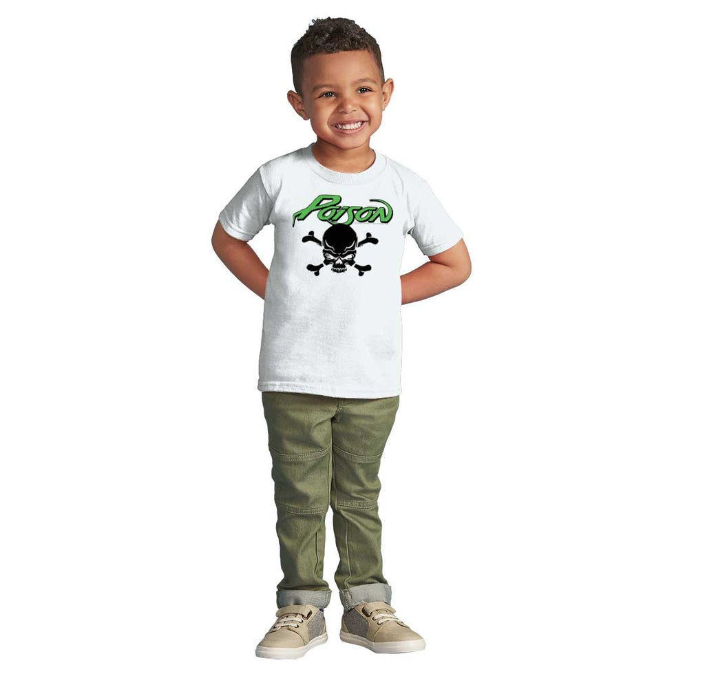 Poison Skull Infant Toddler T Shirt-Direct To Garment Print-Brisco Baby