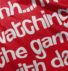 Watching the Game Baby Polka Dot Skirt Dress-Direct To Garment Print-Brisco Baby