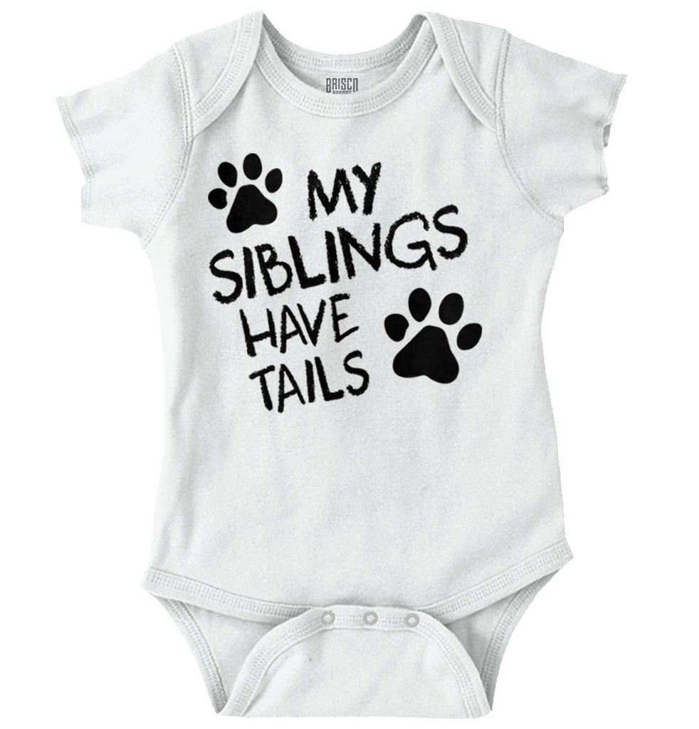 My Siblings Have Tai Romper Bodysuit-Direct To Garment Print-Brisco Baby