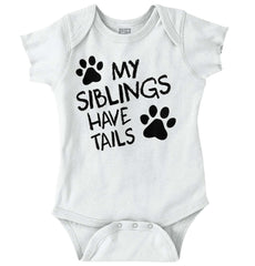 My Siblings Have Tai Romper Bodysuit-Direct To Garment Print-Brisco Baby
