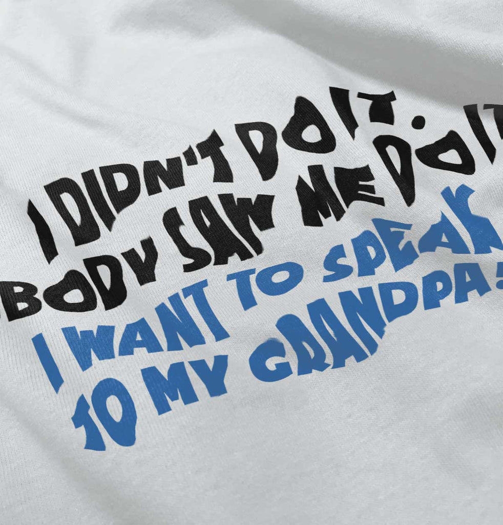 I Didn't Do It Toddler Baseball-Direct To Garment Print-Brisco Baby